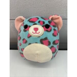 Squishmallow Chelsea Cheetah Plush 5" Leopard Blue Pink Doll Toy Stuffed‎ Animal